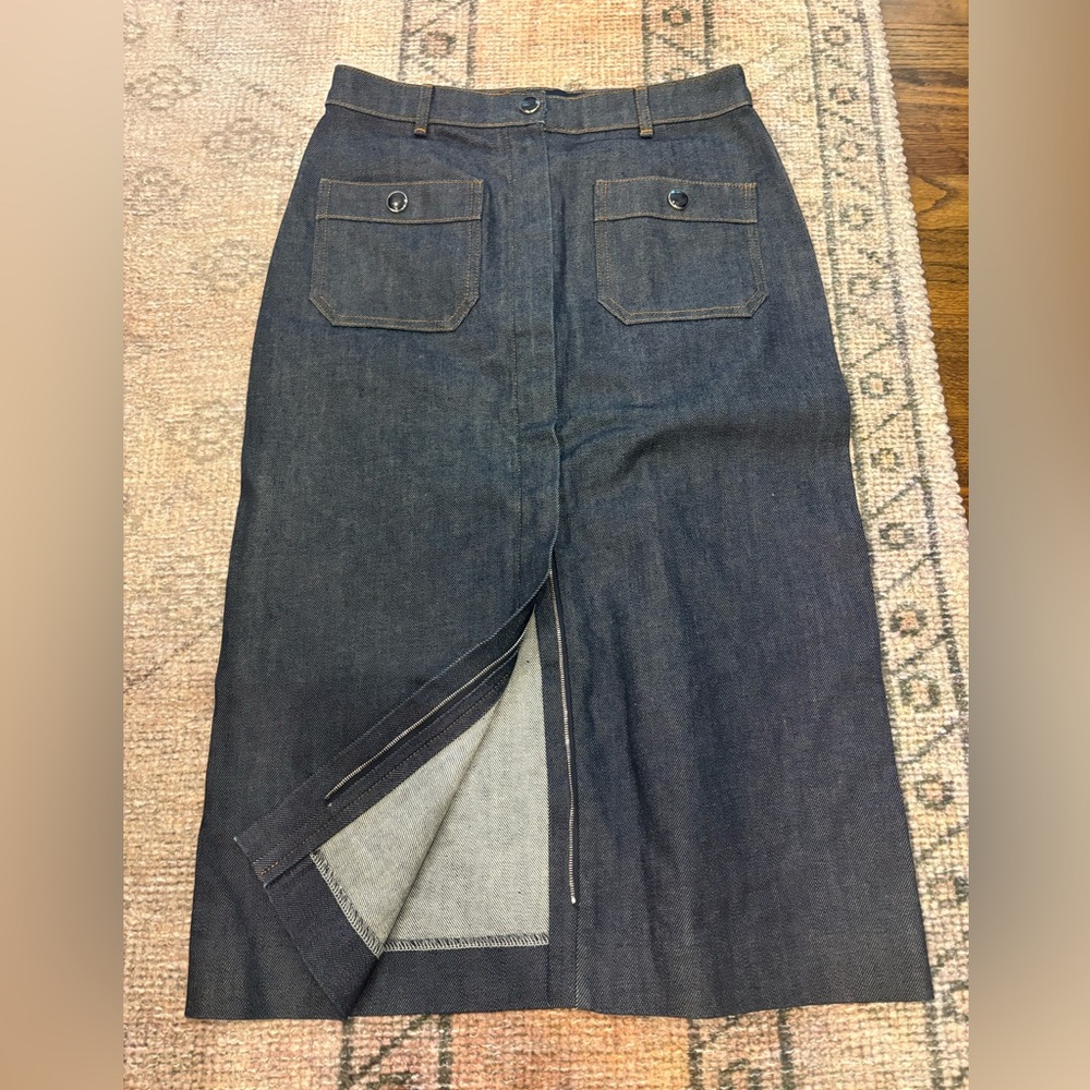 Vanessa Seward for APC Dark Denim pencil skirt